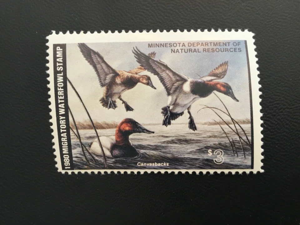 ICOLLECTZONE  US Minnesota MN4 1980 Duck Stamp VF NH - Image 1 of 1