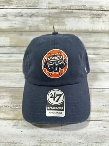 '47 Brand Houston Astros MLB Retro Adjustable Strapback Hat Clean Up Baseball - Picture 1 of 7