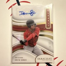 2023 Panini Immaculate Druw Jones Autograph 24/25