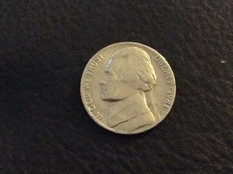 1981 P Mis Struck US Jefferson Nickel- In As Found Condition At That Time Cover