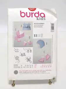 Burda Kids Accessories #9477 Uncut Factory Folded - Picture 1 of 3