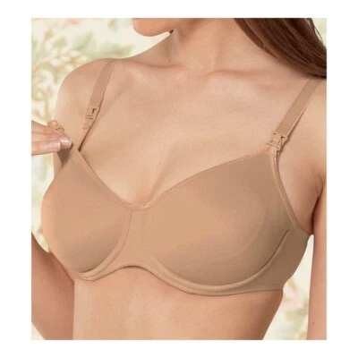 Anita Maternity Women's Microfiber Underwire Nursing Bra # 34D - Image 1 of 3