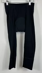 In Need of Challenge cycling Pants Munisex padded wool 3/4 length black Size M - Picture 1 of 9