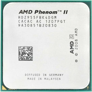 AMD Phenom II X4 955 3.2 GHz HDZ955FBK4DGM 4000 MHz Socket AM3 6MB CPU Processor - Picture 1 of 1