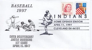 INDIANS HOME OPENER STATION,  CLEVELAND, OH  1997  FDC18778 - Picture 1 of 1