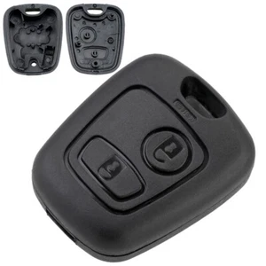 2 Button Remote Key Shell Case Fit for Citroen C1/C2/C3/C4/XSARA Picasso/Peugeot - Picture 1 of 8