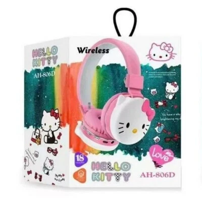Новый в коробке Hello Kitty милый Bluetooth наушники беспроводные гарнитуры в розовый - Изображение 1 из 4