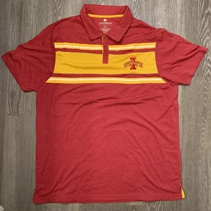 Iowa State Cyclones Colosseum Athletics Red Polo Shirt Men’s Size XXL - Bild 1 von 4