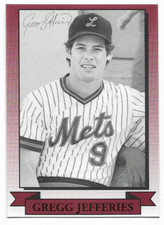 Gregg Jefferies 2005 Carolina League 50th Year All-Time Anniversary Card 