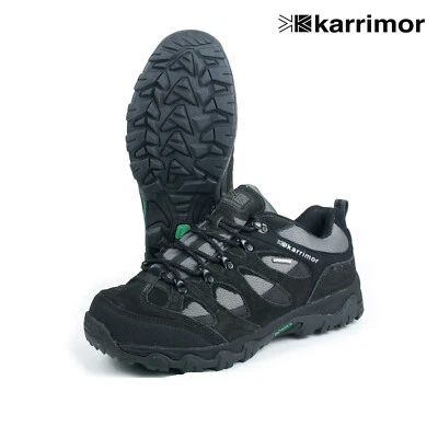 Karrimor Jura Low Men's Weathertite Waterproof Hiking Walking Shoes Black - Image 1 of 4