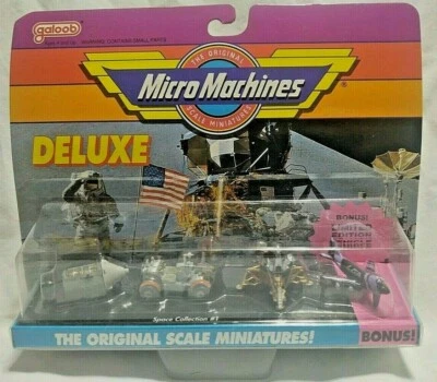 Micro Machines Space Collection #1 NIP The Original Scale Miniatures 1991 64000  - Image 1 of 4