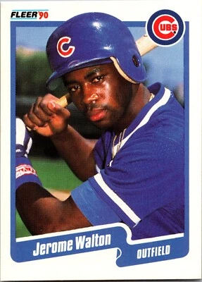 1990 Fleer - Jerome Walton #44 - Image 1 of 2