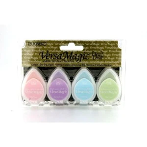 Juego de almohadillas de tinta Tsukineko VersaMagic Dew Drop - Bonito pastel (4 piezas) - Imagen 1 de 1