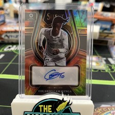 EDUARDO CAMAVINGA 2022-23 Panini Select La Liga 1/4 Tie-Dye Prizm Auto 🔥