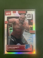 2023 Panini Donruss Optic UFC CHRIS BARNETT RC RATED ROOKIE HOLO SILVER #112