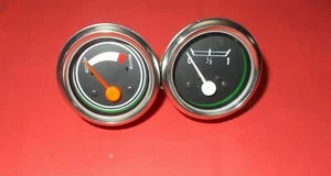 David Brown 770,780,880,885, 990,995,1200,1210,1212,1410,1412 Temp + Manometro Carburante - Foto 1 di 2