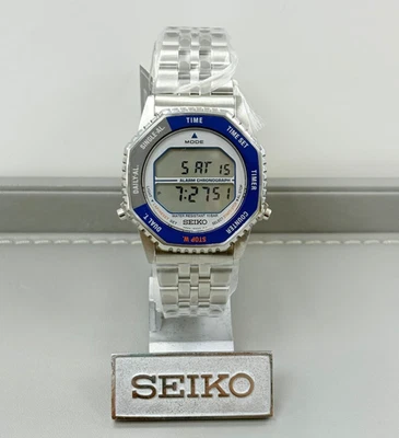 Reloj Seiko Digital Cronógrafo SMGG21P1 "Rotocall" Esfera Cuarzo Acero Inoxidable Foto 1 de 4