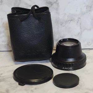 VTG Sony Handycam VCL-0637H Wide Angle Conversion Lens X0.6 Attachment Caps Case - Picture 1 of 7