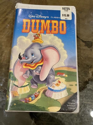 SEALED BLACK DIAMOND Dumbo VHS Walt Disney collectible #024 Movie Foto 1 de 2