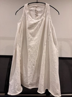 Magnolia Pearl A-Line Tank Tunic Top Sleeveless, Ivory - Image 1 of 4