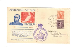 Australia 1947 EXPLORER  GEOGRAPHIC Cover,cds MITCHELL  QLD - Foto 1 di 1