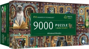 NEW Trefl Jigsaw Puzzle 9000 Pieces 14+ UFT Whiskered Wonders - Picture 1 of 2