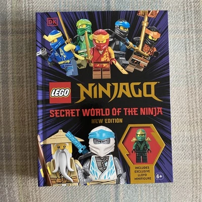 NEW LEGO NINJAGO SECRET WORLD OF THE NINJA BOOK & LLOYD MINIFIGURE (NEW EDITION) - Image 1 of 3
