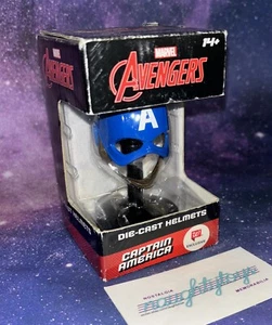 Captain America Die Cast Helmet Walgreens Exclusive Marvel Avengers Figure 3.5” - Picture 1 of 11