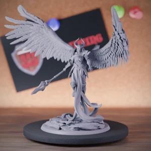 Angelic Warrior Miniature Archangel Fighter Dungeons and Dragons Mini DnD TTRPG - Picture 1 of 8