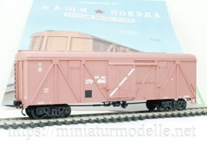 1:87 H0 vagón de carga cubierto 11-066 SZD CCCP RZD Modimio soviético ruso caja car - Imagen 1 de 3