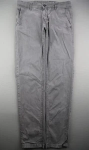 Men's Zara DNWR Flat Front Chino Pants Skinny Gray Size 31 (Msr 31x29) - Picture 1 of 7