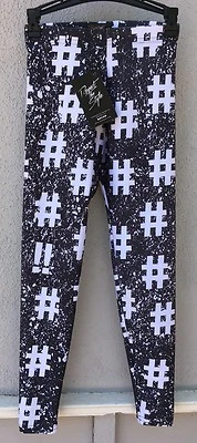 $52 Nuevo Con Etiquetas Zara Terez Diseño Hashtag Blanco y Negro Niñas Talla Extra Grande 16 Foto 1 de 4