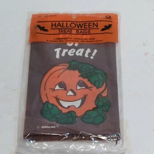 25 BOLSAS DE PAPEL TRUCO O TRATO HALLOWEEN DE COLECCIÓN Jack o Lantern Amscan - Imagen 1 de 4