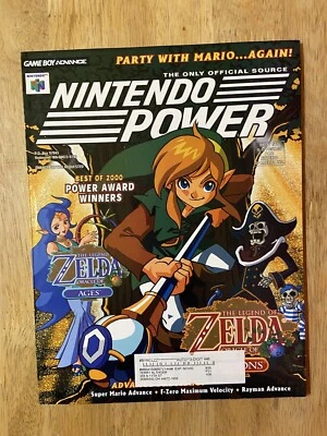 Nintendo Power Vol 144 Legend Of Zelda Oracle Of Ages Dragon Warrior 3 Poster - Image 1 of 4