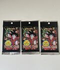 Dragon Ball Z Trading Cards Series 1 Booster Lot Of 3 Packs Sealed 1996 Artbox