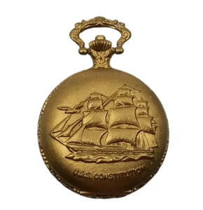 Reloj Bolsillo Vangaurd II CONSTITUCIÓN EE. UU. Cuarzo ANTIGUO IRONSIDES MILITAR MARINA  - Imagen 1 de 7