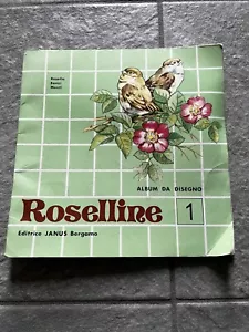 Roselline 1 Album Da Disegno Rosella Banzi Monti Editrice Janus Anni 80 Vintage - Foto 1 di 8