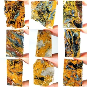 Natural Pietersite Rock Slab Minerals For Cabbing/Display AB53 AB54 - Picture 1 of 73