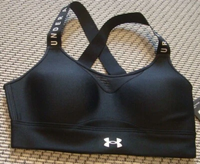 Under Armour Women's Infinity High Impact Sports Bra Black 1351994 *Choose Size* - Image 1 of 4