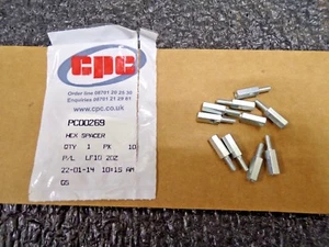 (10pk) CPC 3MM X 12MM HEX SPACER (K) - Bild 1 von 5
