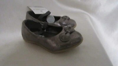 TODDLER GIRL`S CARTERS BETTY2 DRESS SHOES SIZE 5 TODDLER NEW GREY - Image 1 of 4