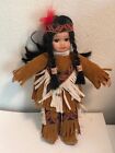 Native American Doll 10-Inch Porcelain Face