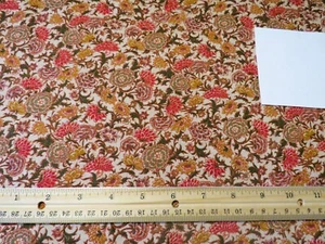 Pretty Chrysanthemum Printed Poly Cotton Pre Shrunk to 2.8 Yds by 45" - Picture 1 of 2