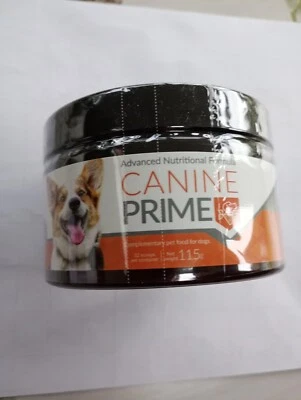 NEW SEALED Canine Prime Your Pet Nutrition advanced nutritional dog formula 115g