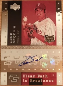 2007 Upper Deck Future Stars Rookie Autograph Zack Segovia #101 - Picture 1 of 2