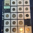 19 Middle East Coin Lot Bahrain Egypt Iraq Israel Lebanon Lib. Yemen 1917 - 1987