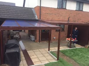carport Shelter Awning Mobility Scooter Motor Bike Caravan DIY *new* 7000x3100 - Picture 1 of 12