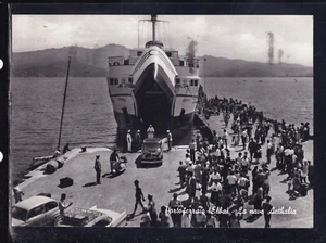 Cartolina Portoferraio Elba La Nave Aethalia ANIMATA AUTO ID597 - Bild 1 von 1