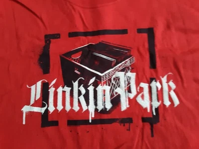 CAMISETA LINKIN PARK DE COLECCIÓN (Roja-Grande) (NUEVA) Alt Rock Shinoda Chester Bennington LP Foto 1 de 3