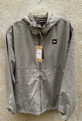 Quiksilver PACKABLE Lined Light ZIP Windbreaker Jacket VENTED New W/Tags X-Large - Image 1 of 4